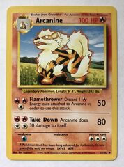 Arcanine - 23/102 - Uncommon - 1999-2000 Wizards Base Set Copyright Edition