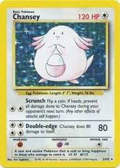 Chansey - 3/102 - Holo Rare - 1999-2000 Wizards Base Set Copyright Edition