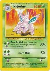 Nidorino - 37/102 - Uncommon - 1999-2000 Wizards Base Set Copyright Edition