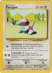 Porygon - 39/102 - Uncommon - 1999-2000 Wizards Base Set Copyright Edition