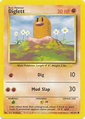 Diglett - 47/102 - Common - 1999-2000 Wizards Base Set Copyright Edition