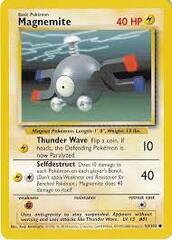 Magnemite - 53/102 - Common - 1999-2000 Wizards Base Set Copyright Edition