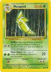 Metapod - 54/102 - Common - 1999-2000 Wizards Base Set Copyright Edition