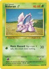 Nidoran (Male) - 55/102 - Common - 1999-2000 Wizards Base Set Copyright Edition