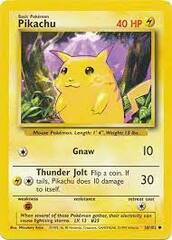 Pikachu - 58/102 - Common - 1999-2000 Wizards Base Set Copyright Edition