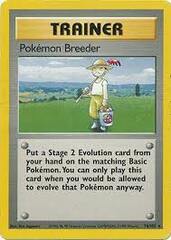 Pokemon Breeder - 76/102 - Rare - 1999-2000 Wizards Base Set Copyright Edition