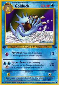 Golduck - 35/62 - Uncommon - 1999-2000 Wizards Base Set Copyright