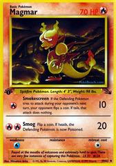 Magmar - 39/62 - Uncommon - 1999-2000 Wizards Base Set Copyright