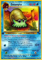 Omanyte - 52/62 - Common - 1999-2000 Wizards Base Set Copyright