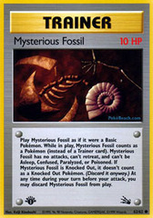 Mysterious Fossil - 62/62 - Common - 1999-2000 Wizards Base Set Copyright