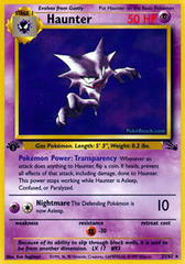 Haunter - 21/62 - Rare - 1999-2000 Wizards Base Set Copyright