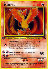 Moltres - 27/62 - Rare - 1999-2000 Wizards Base Set Copyright