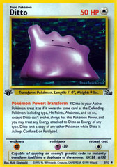 Ditto - 3/62 - Holo Rare - 1999-2000 Wizards Base Set Copyright