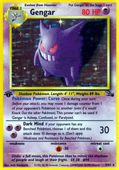 Gengar - 5/62 - Holo Rare - 1999-2000 Wizards Base Set Copyright