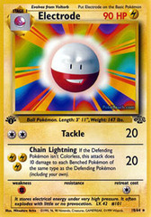 Electrode - 18/64 - Rare - 1999-2000 Wizards Base Set Copyright Edition