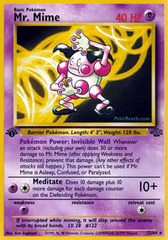 Mr. Mime - 22/64 - Rare - 1999-2000 Wizards Base Set Copyright Edition