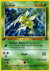 Scyther - 26/64 - Rare - 1999-2000 Wizards Base Set Copyright Edition