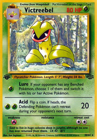 Victreebel - 30/64 - Rare - 1999-2000 Wizards Base Set Copyright Edition
