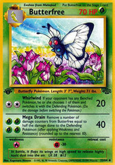 Butterfree - 33/64 - Uncommon - 1999-2000 Wizards Base Set Copyright Edition