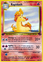 Rapidash - 44/64 - Uncommon - 1999-2000 Wizards Base Set Copyright Edition