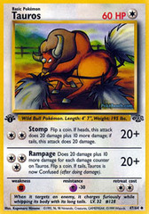 Tauros - 47/64 - Uncommon - 1999-2000 Wizards Base Set Copyright Edition