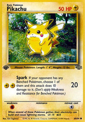 Pikachu - 60/64 - Common - 1999-2000 Wizards Base Set Copyright Edition