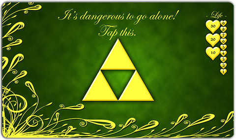 Its Dangerous to Go Alone Playmat
