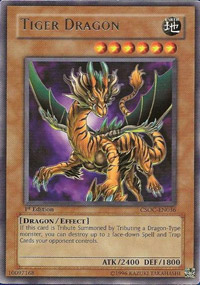 Tiger Dragon - CSOC-EN036 - Rare - 1st Edition