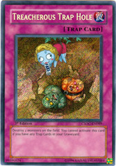 Treacherous Trap Hole - CSOC-EN089 - Secret Rare - 1st Edition