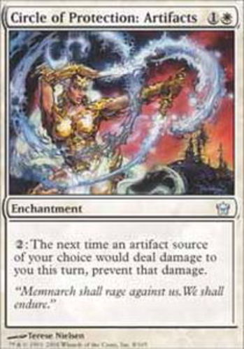 MtG Fifth Dawn Uncommon Circle of Protection: Artifacts #8