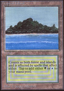 Tropical Island - Magic the Gathering » MTG Card Singles » Core Sets »  Unlimited - Power 9 Games