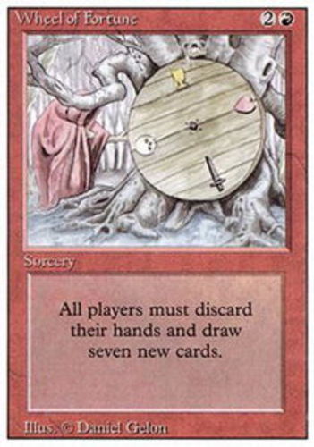 [最終値下]MTG Wheel of Fortune (ジャッジ褒賞) foil Foil】《Wheel of Fortune》(ジャッジ褒賞)[DCIマーク] 赤