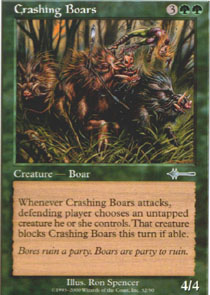 Crashing Boars