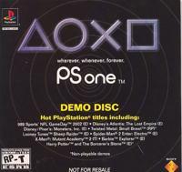 PS one Demo Disc Not for Resale Demo