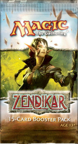 Zendikar 3x Booster Packs (Draft Set)