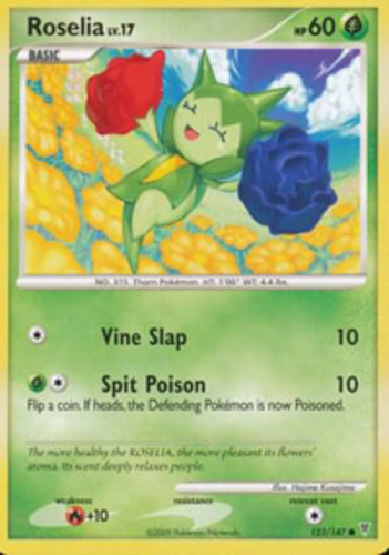 Pokemon - Roselia - 123/147 - Common - Supreme Victors - NM | eBay