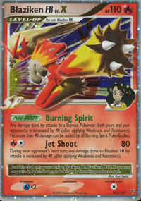 Blaziken FB Lv.X - 142/147 - Rare Holo