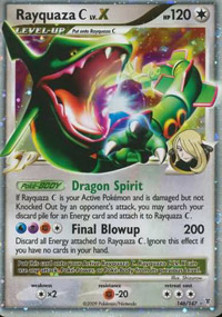 Rayquaza C Lv.X - 146/147 - Rare Holo