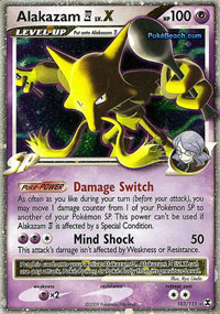 Alakazam [4] LV.X - 103/111 - Rare Holo