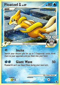 Floatzel [GL] - 4/111 - Holo Rare