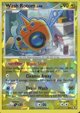 Wash Rotom - RT5/6 - Rare - Reverse Holo