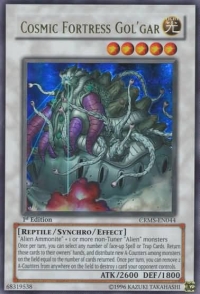 Cosmic Fortress GolGar - CRMS-EN044 - Ultra Rare - 1st Edition