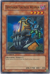 Arme de forteresse dimensionnelle – CRMS-EN033 – Super rare – 1ere edition // Crimson Crisis - CRMS