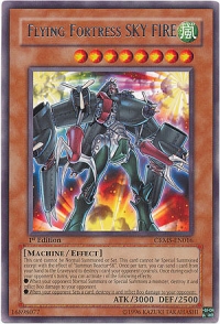 Flying Fortress SKY FIRE - CRMS-EN016 - Rare - 1ere edition // Crimson Crisis - CRMS