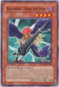Blackwing - Bora la lance - CRMS-EN009 - Commun - 1ere edition // Crimson Crisis - CRMS