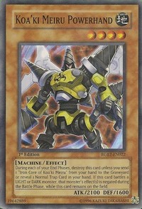 Koaki Meiru Powerhand - RGBT-EN022 - Super Rare - 1st Edition