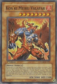 Koaki Meiru Valafar - RGBT-EN021 - Super Rare - 1st Edition