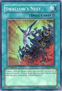 Swallows Nest - RGBT-EN087 - Super Rare - 1st Edition