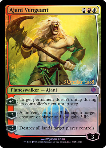 Ajani Vengeant - Foil - Prerelease Promo