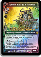 Korlash, Heir to Blackblade - Foil - Prerelease Promo